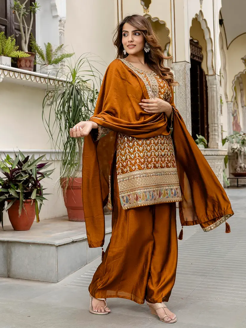 Embroidery Salwar Suit Set - Image 2