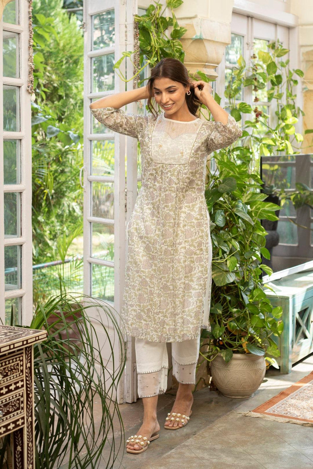 pristine chandheri kurta pristine chandheri kurta